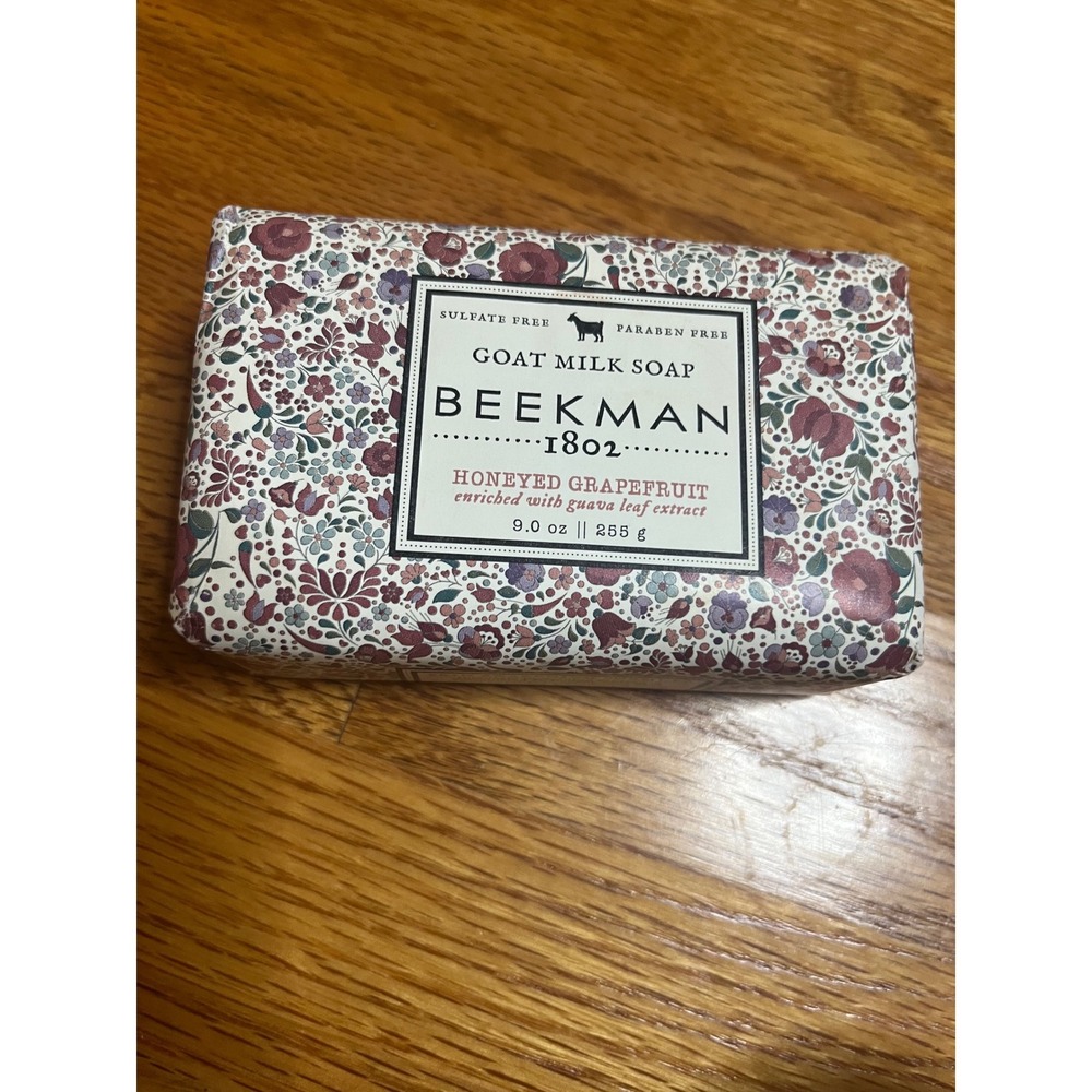 Beekman 1802 Goat Milk Soap Honeyed Grapefruit Guava Extract 9 oz